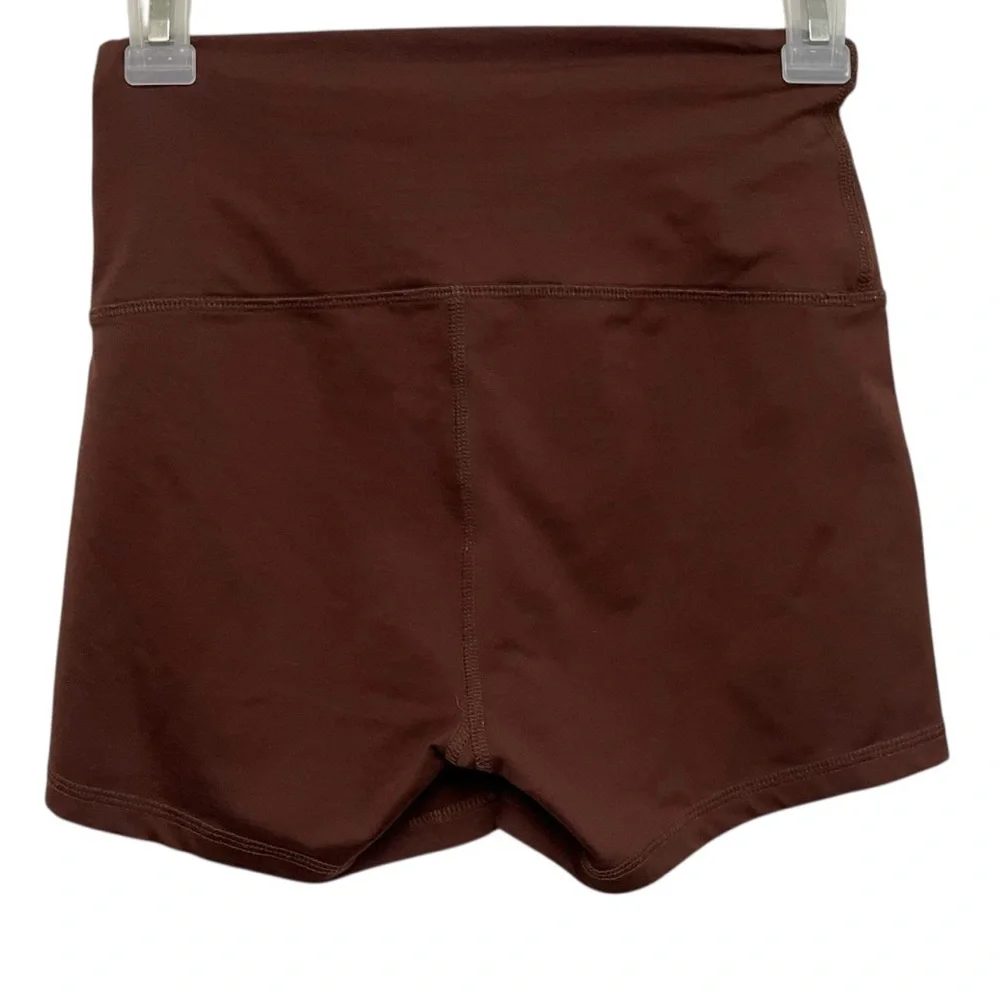 Reformation ecostretch biker short 3” brown - Picture 3 of 5